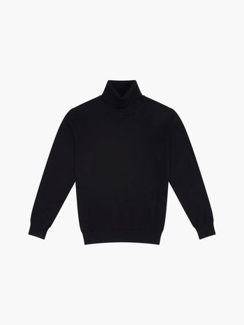 Viscose Blend Turtle Neck Jumper