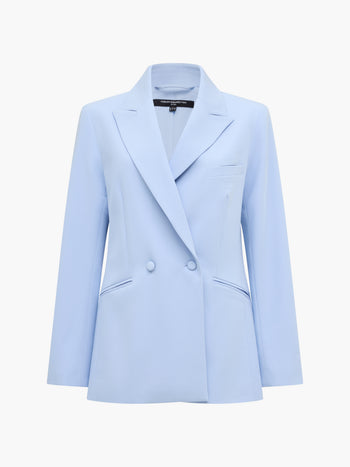 Sammie Tailored Light Blue Double Breasted Blazer