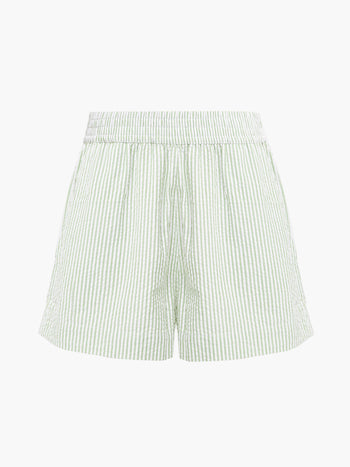 Seersucker Stripe Shorts