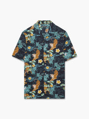 Tiger Bamboo Viscose Revere Short Sleeve Shirt