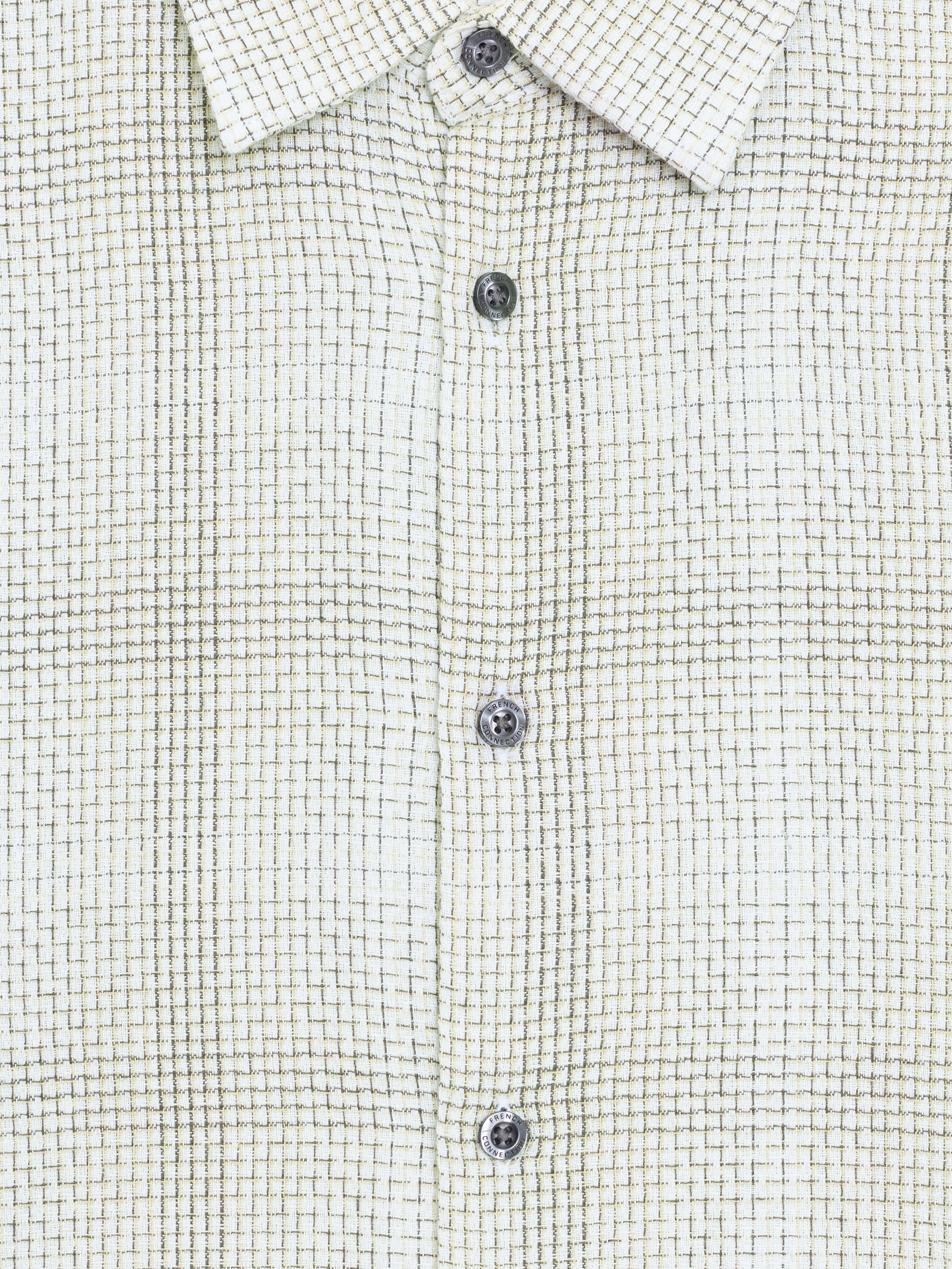Barrow Dobby Textured Check Long Sleeve Shirt