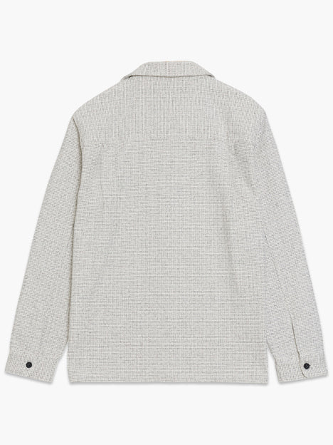 Long Sleeve Two Thread Dobby Monochrome Shacket