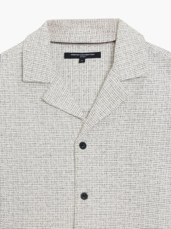 Long Sleeve Two Thread Dobby Monochrome Shacket
