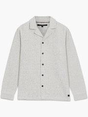 Long Sleeve Two Thread Dobby Monochrome Shacket
