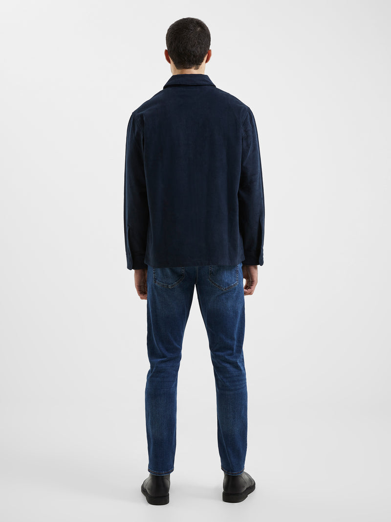 Corduroy Zip Overshirt