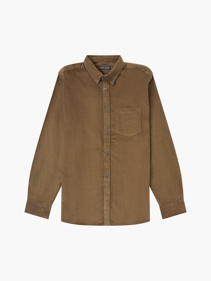 Cord Long Sleeve Oxford Shirt