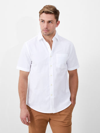 Short Sleeve Peached Shirt