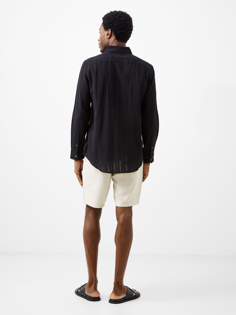 Tonal Stripe Long Sleeve Shirt