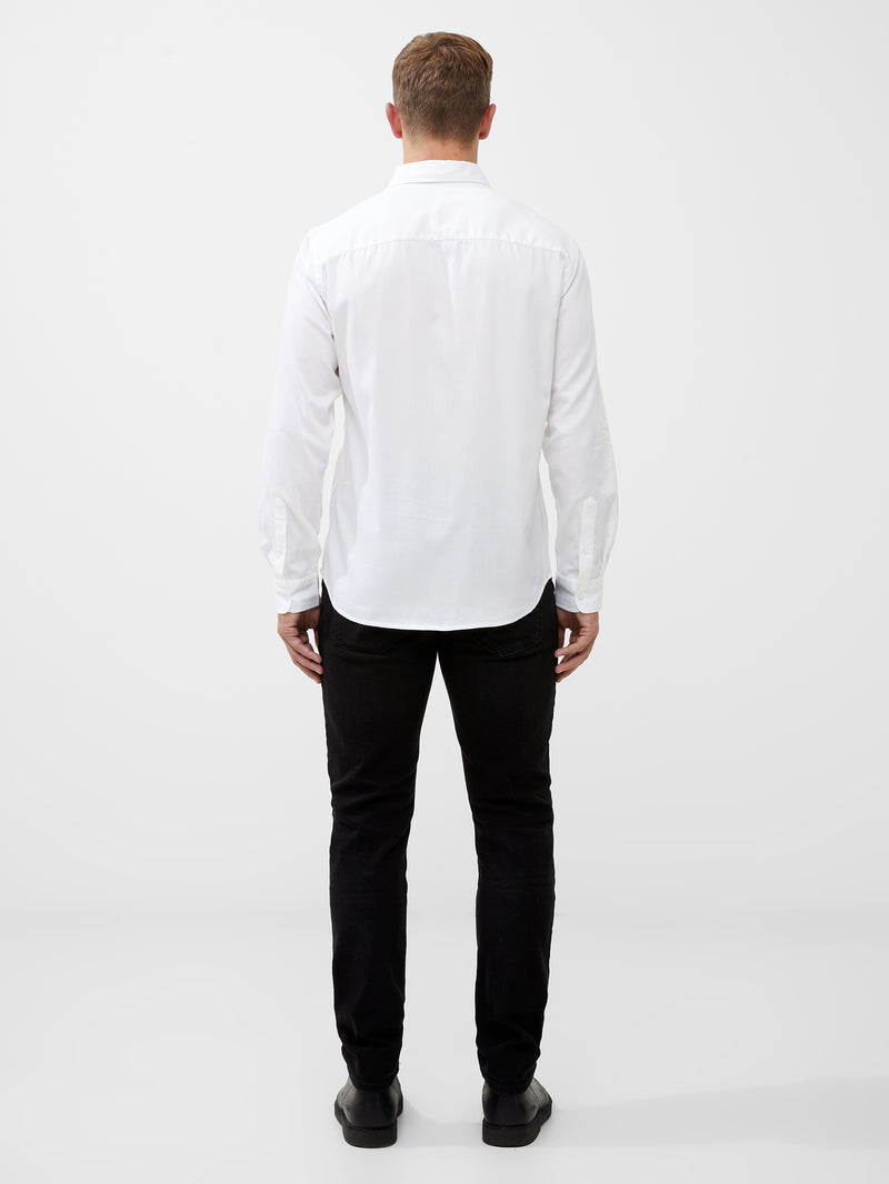 Long Sleeve Dobby Texture Shirt