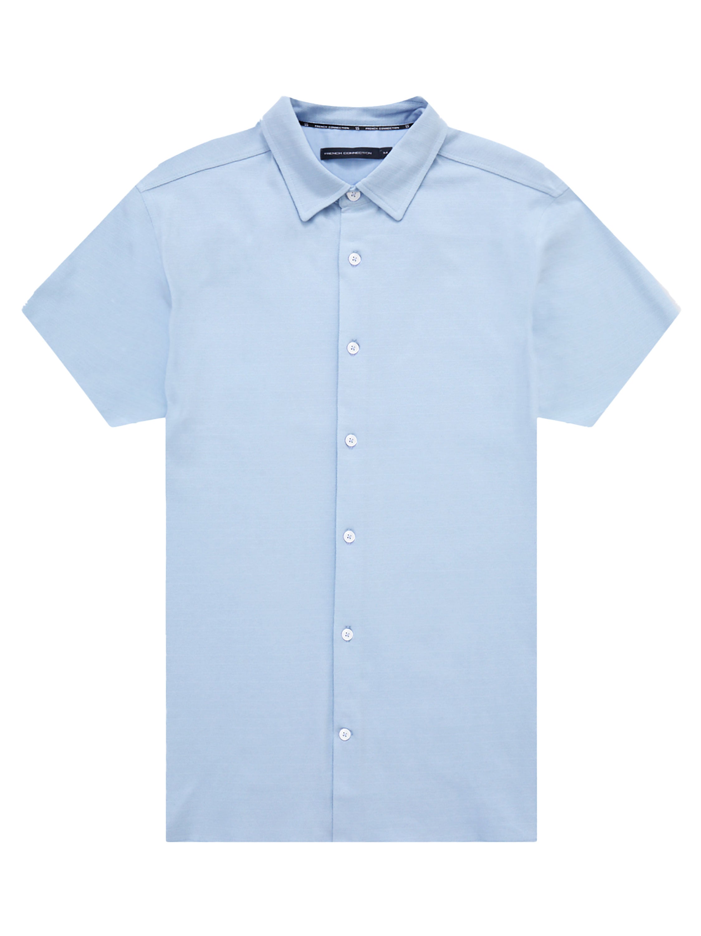 Stripe Texture Jersey Short Sleeve Shirt