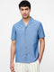 Chambray Denim Revere Short Sleeve Shirt
