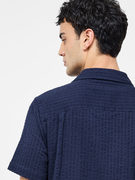 Seersucker Short Sleeve Shirt