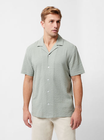 Seersucker Short Sleeve Shirt