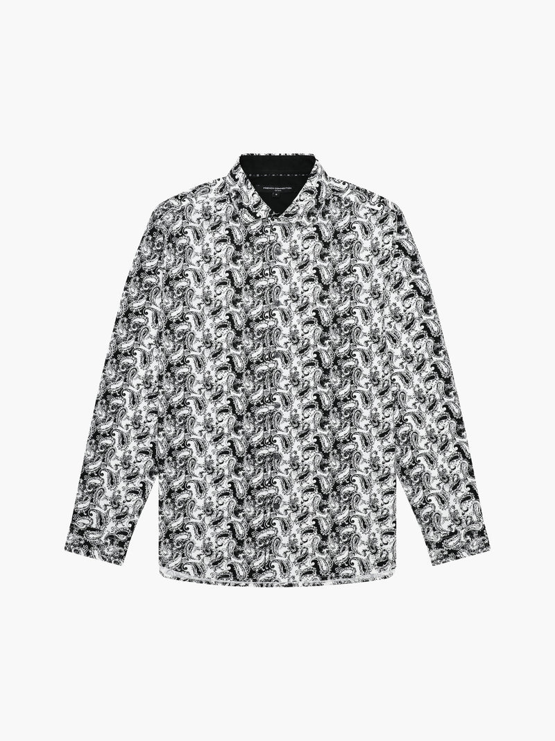 Paisley Print Long Sleeve Shirt