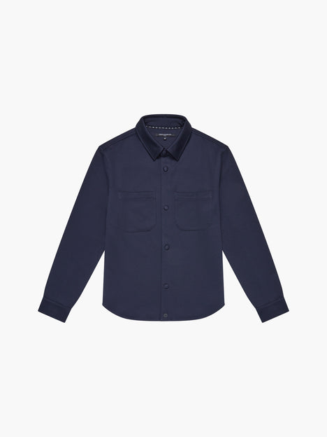 Long Sleeve Stretch Overshirt