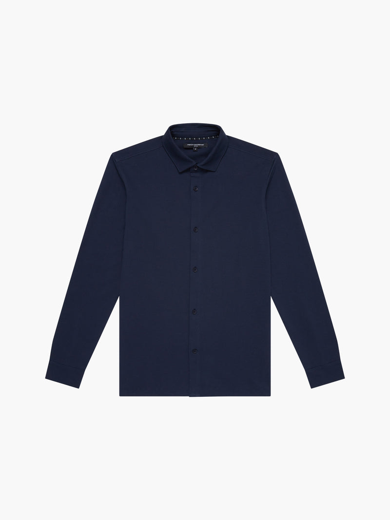 Long Sleeve Pique Jersey Shirt