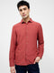 Long Sleeve Linen Blend Shirt