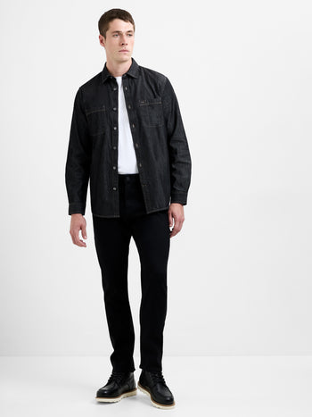 Long Sleeve Regular Fit Denim Shirt