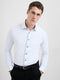 Slim Fit Contrast Detail Long Sleeve Shirt