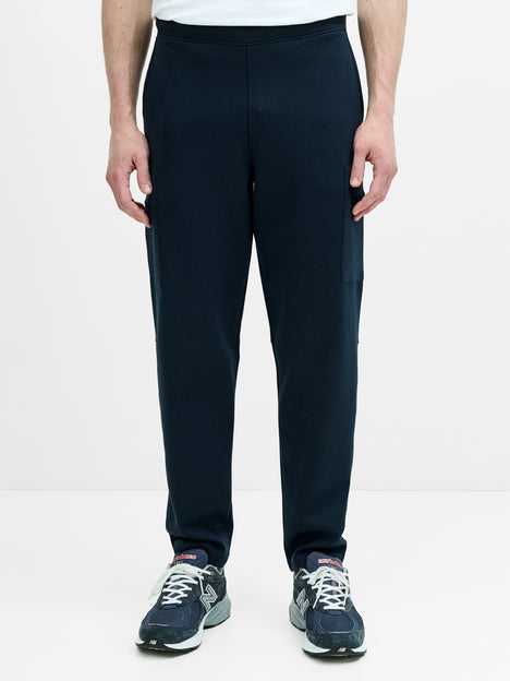 Smart Navy Blue Drawstring Joggers