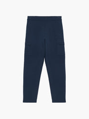 Smart Navy Blue Drawstring Joggers