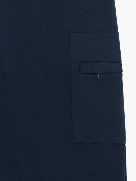 Smart Navy Blue Drawstring Joggers