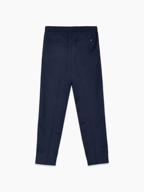 Comfort Navy Drawstring Chinos
