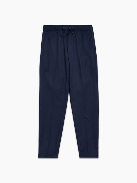 Comfort Navy Drawstring Chinos