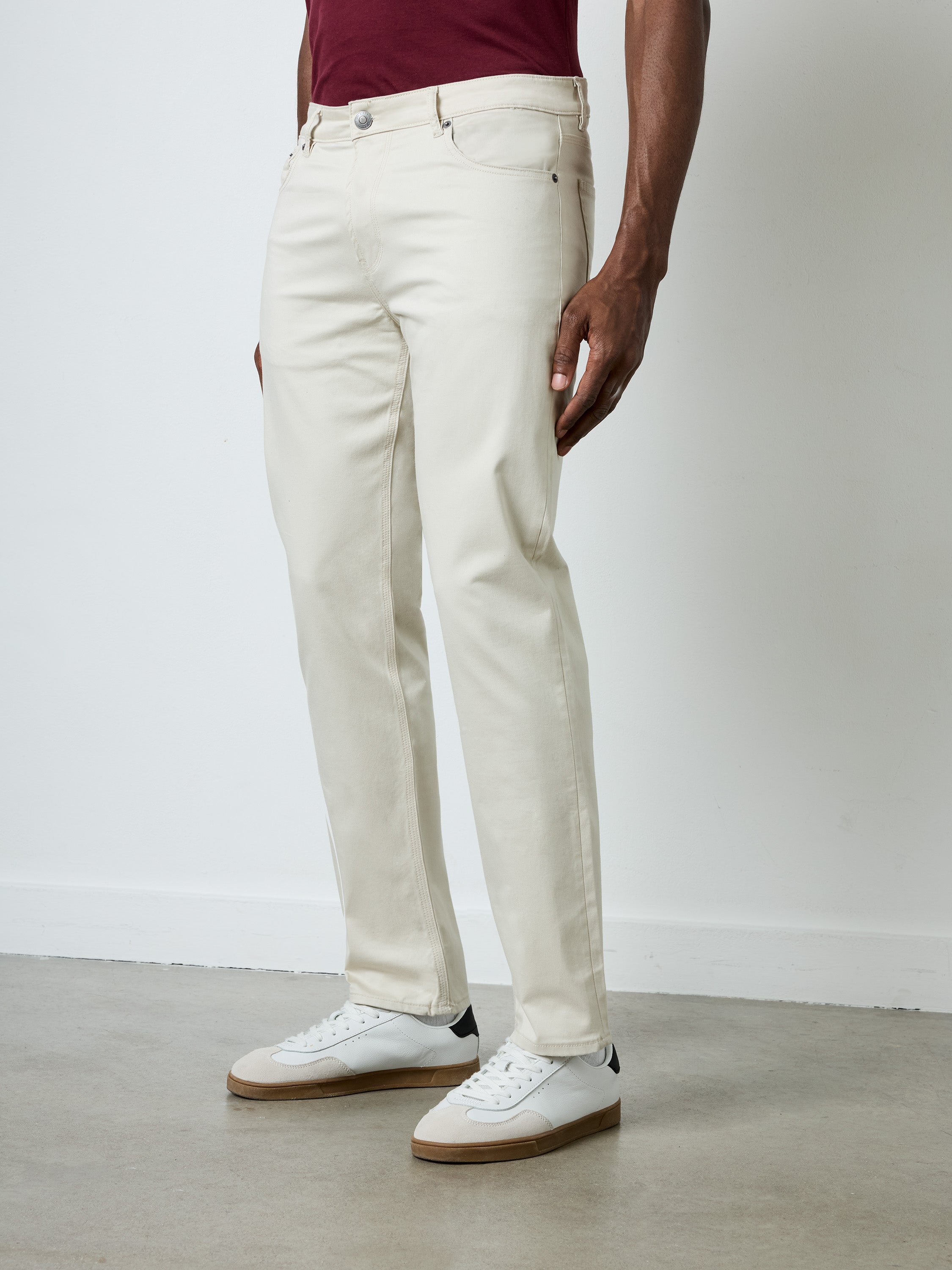 Cotton Stretch 5 Pocket 32 Inch Jeans
