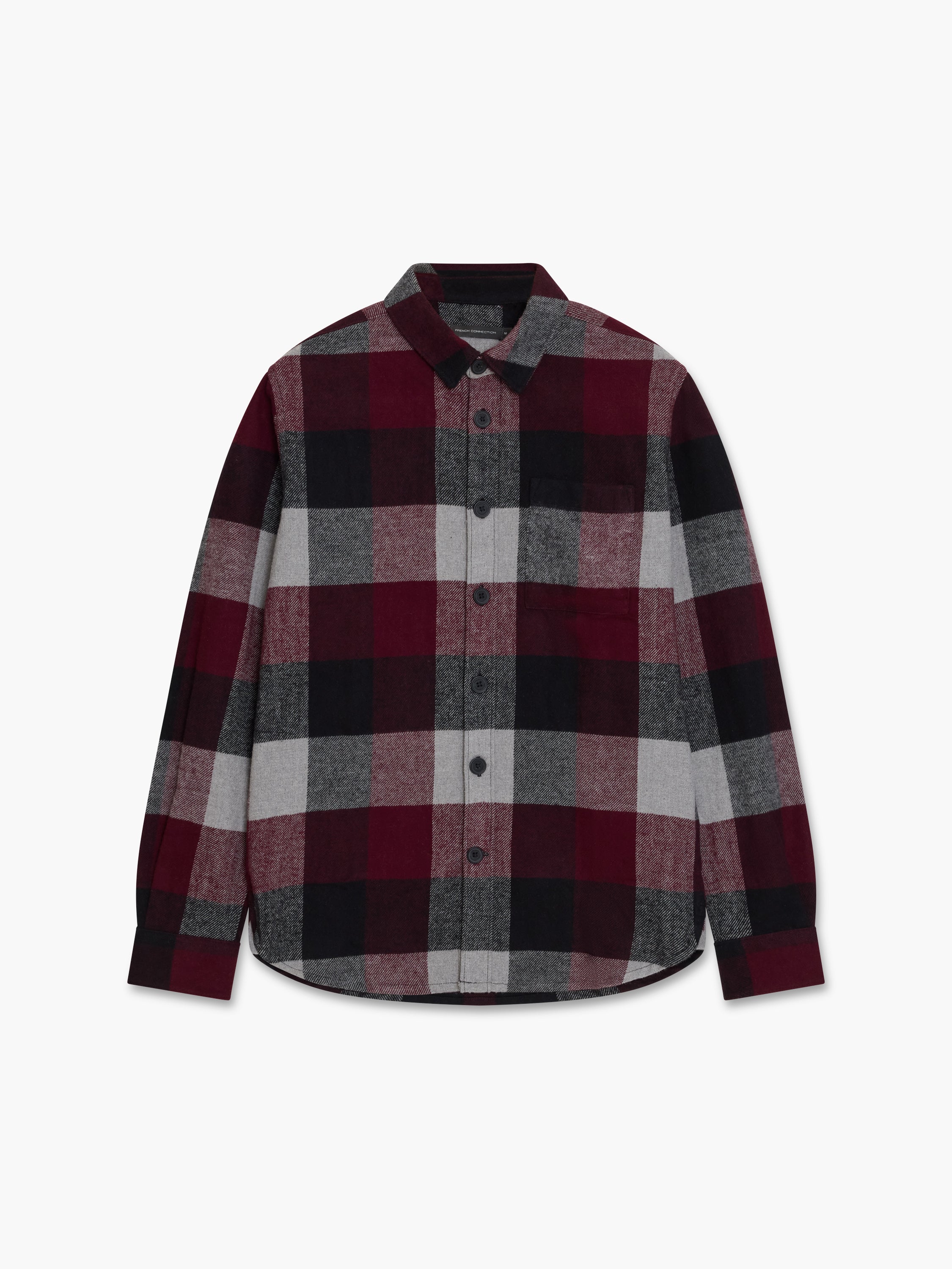 Heavy Large Check Overshirt