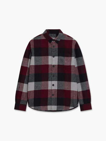 Heavy Large Check Overshirt