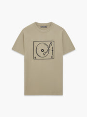 Short Sleeve Turntable Embroidered Graphic T-Shirt