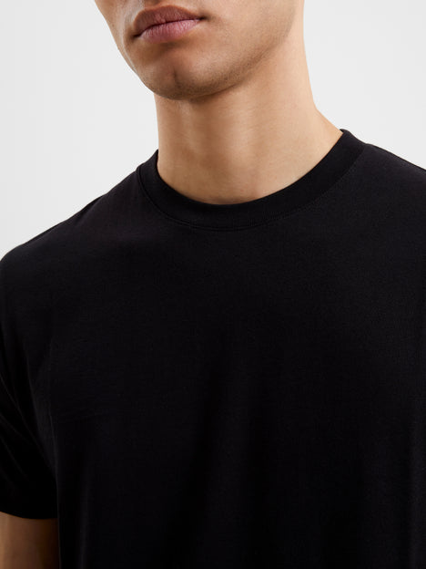 Organic Cotton Dark Grey Crew Neck T-Shirt