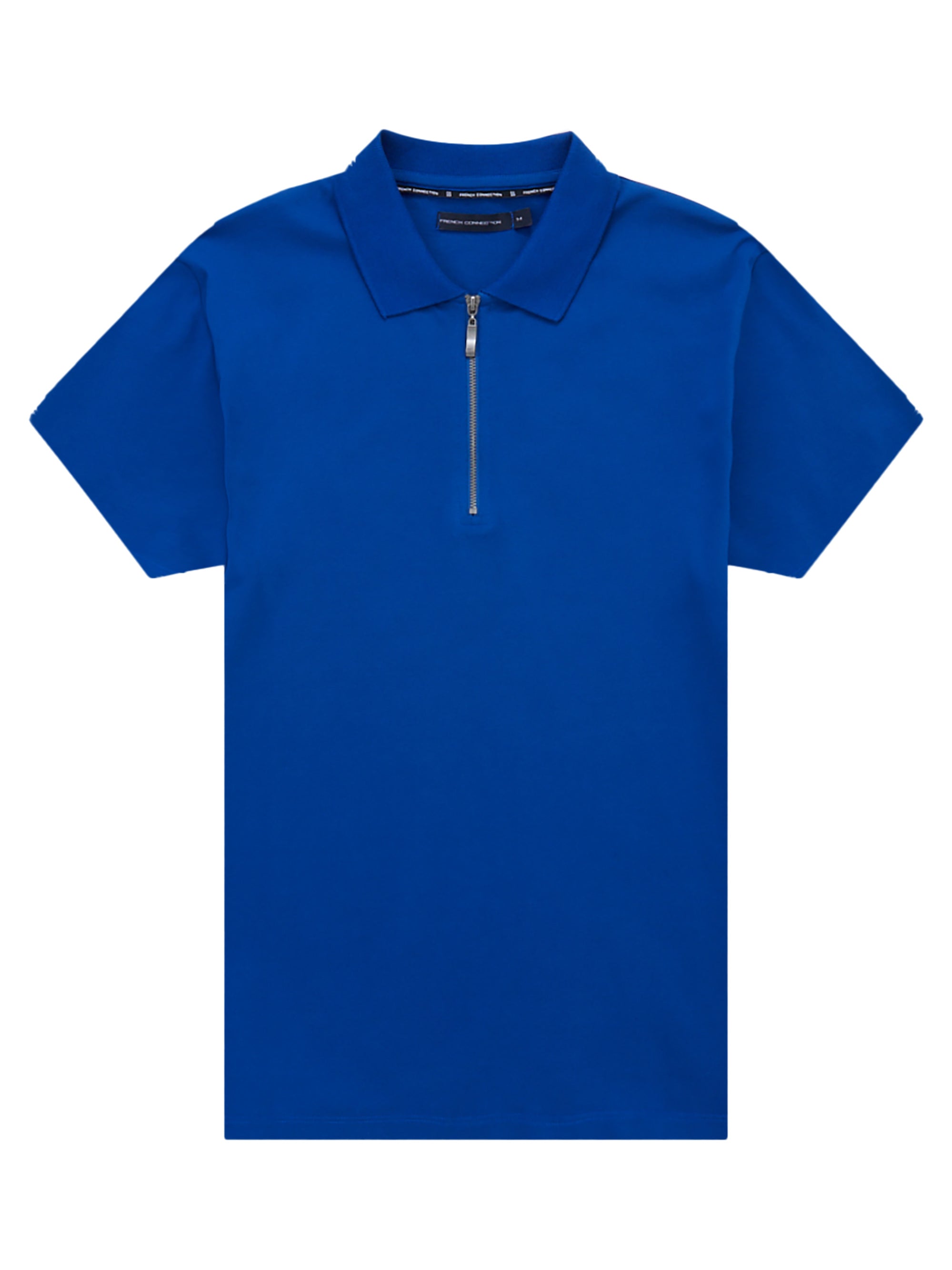 Short Sleeve Pique Zip Polo Shirt