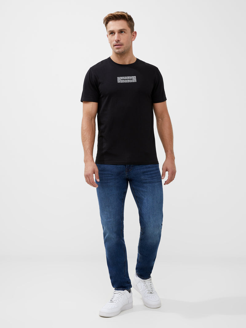 Organic Repeat Logo Graphic T-Shirt