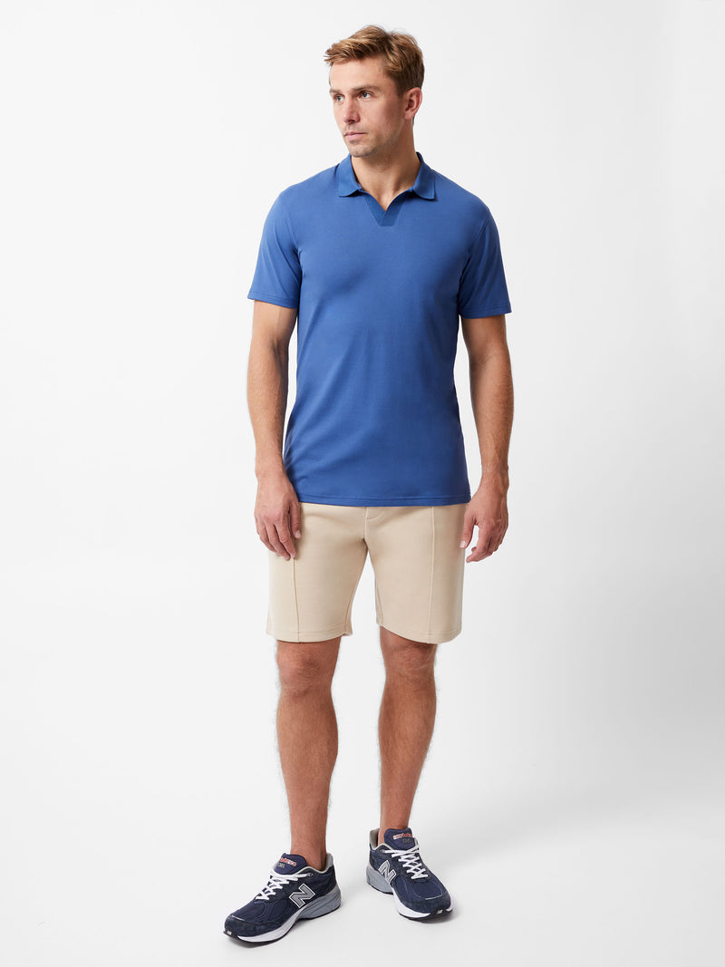 Stretch Short Sleeve Trophy Neck Shirt
