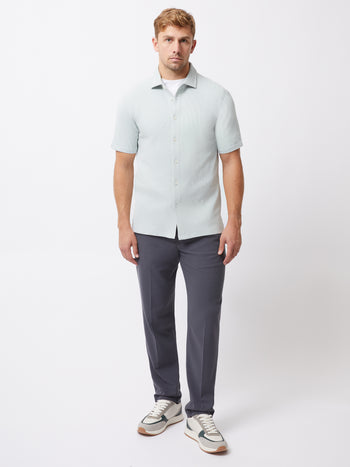 Textured Short Sleeve Shirt