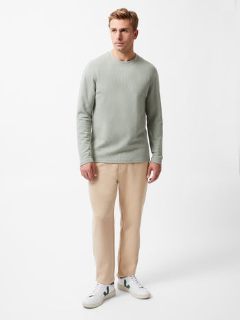 Textured Long Sleeve T-Shirt