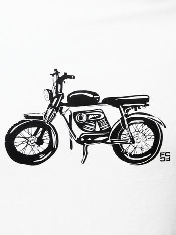 Motorbike Organic Short Sleeve Graphic T-Shirt