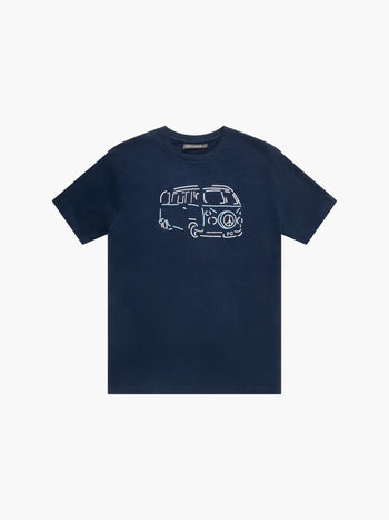 Camper Van Embroidered T-Shirt