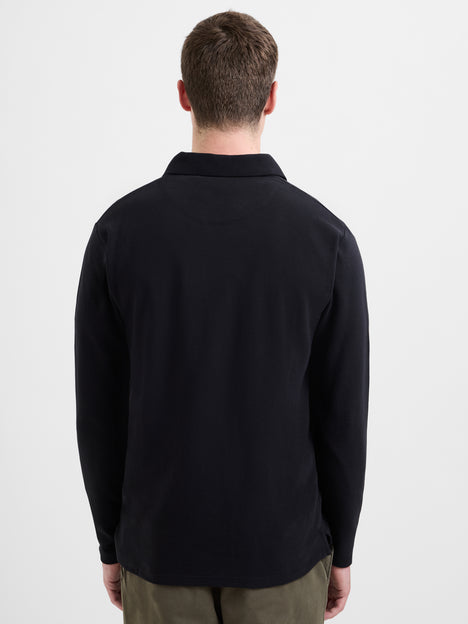 Long Sleeve Ottoman Trophy Neck Shirt
