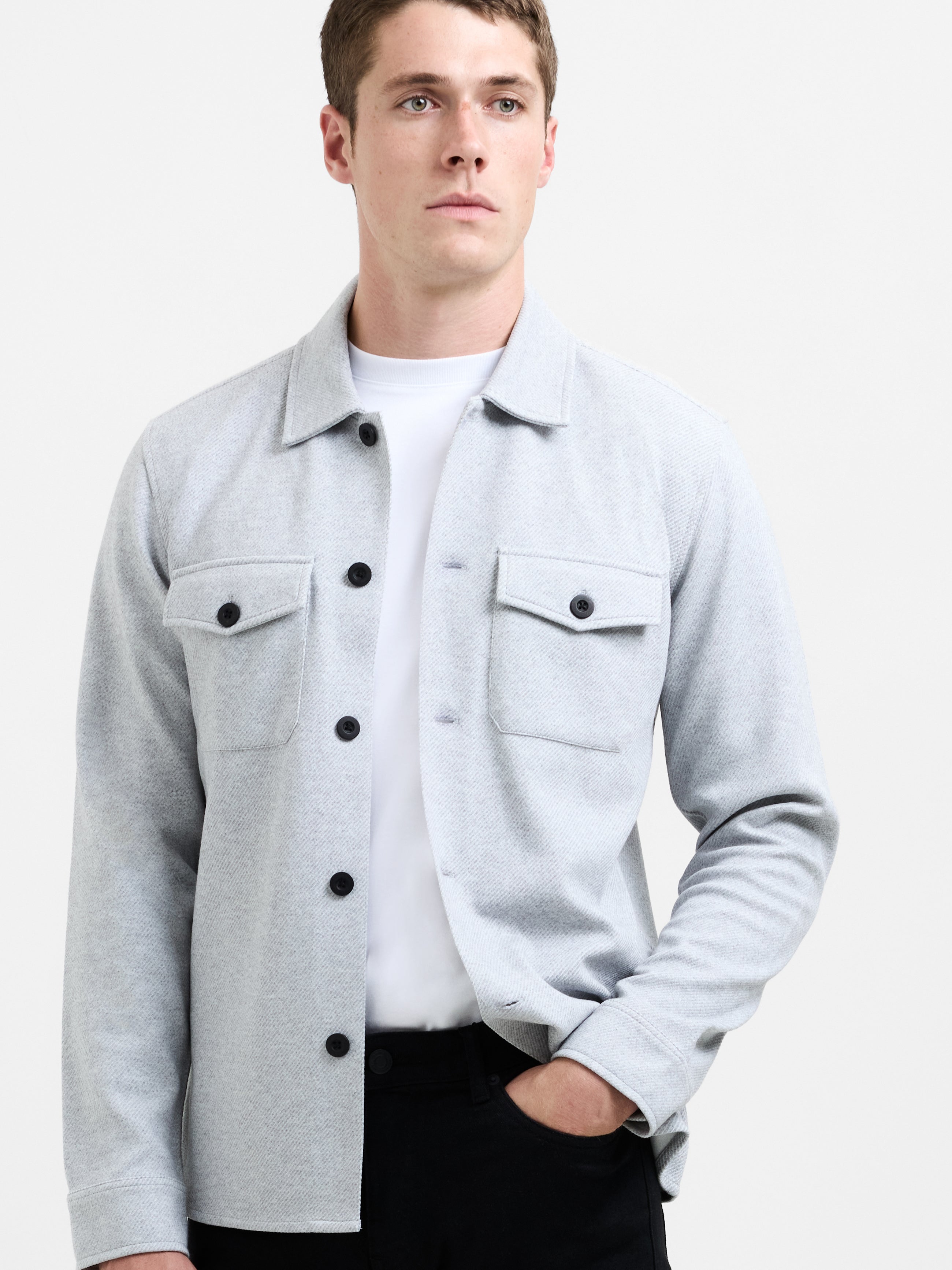 Canvas Jersey Overshirt