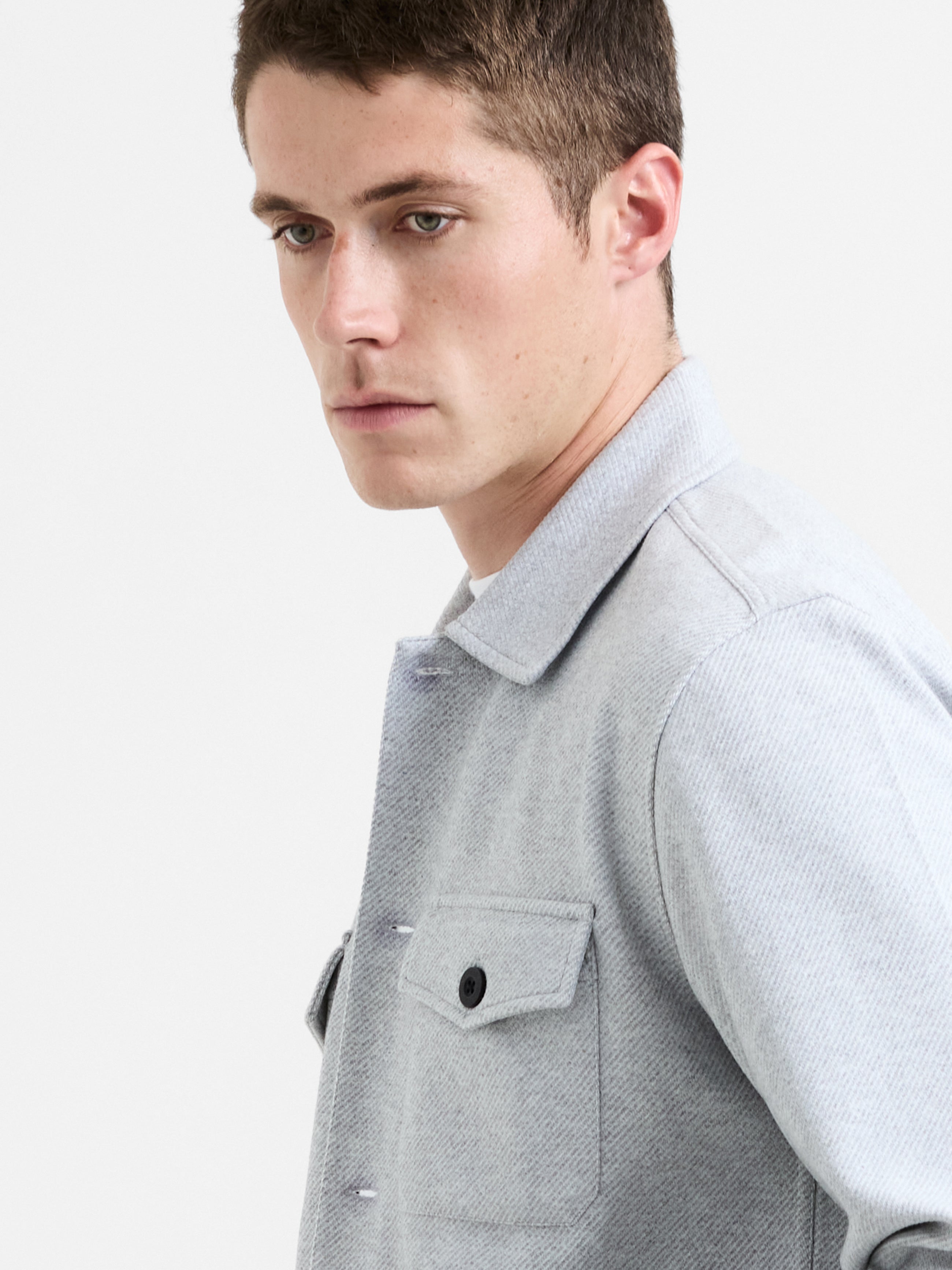 Canvas Jersey Overshirt