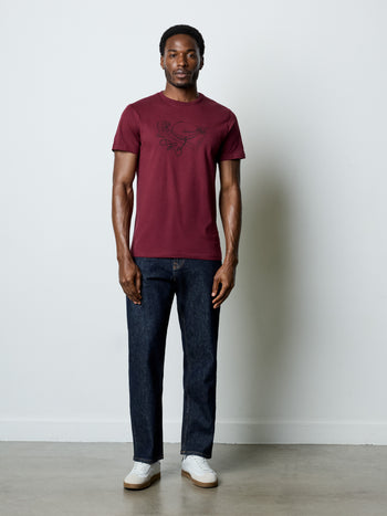 Short Sleeve Organic Turntable Graphic T-Shirt