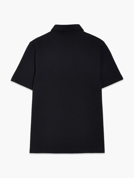 Short Sleeve Diagonal Stripe Polo Shirt