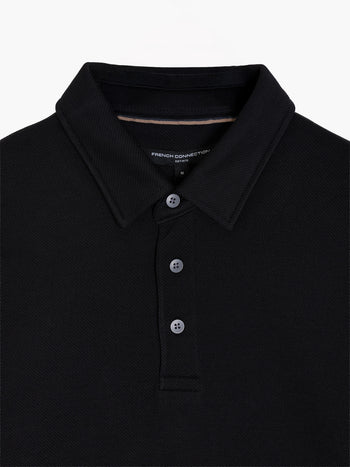 Short Sleeve Diagonal Stripe Polo Shirt