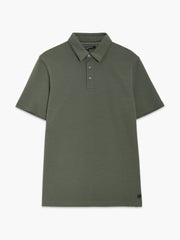 Short Sleeve Diagonal Stripe Polo Shirt