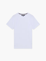 Extended Yoke Textured T-Shirt