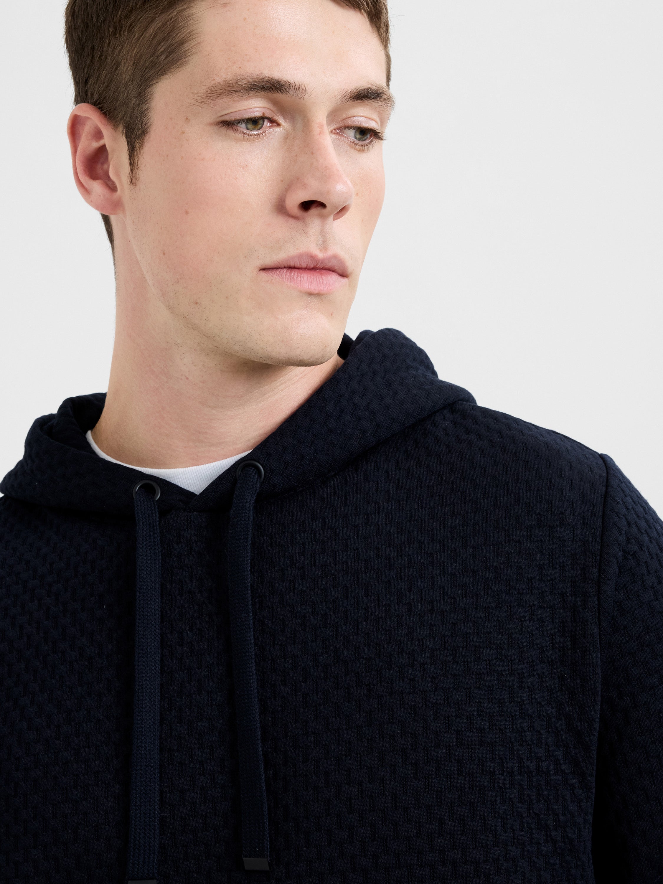 Textured Hoodie
