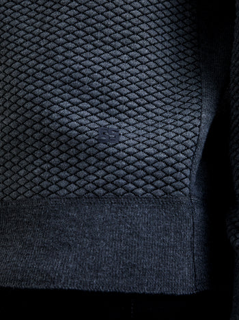 Diamond Jacquard Sweatshirt